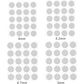 20 Pcs 4mm Silver Earbuds Filters Earphone Filter Mesh,Earbud and in-Ear Headphones Earphone Protective Filters Earphone Accessories, Over-Ear Headphones