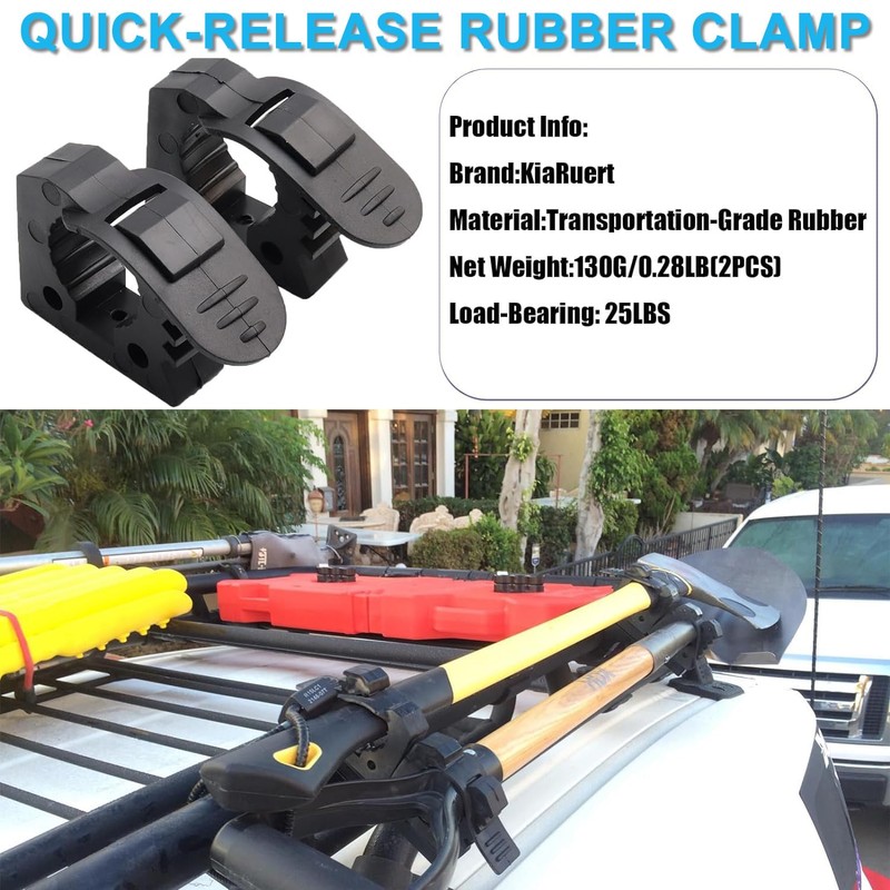 2PCS Quick-Release Shovel Holder for Truck Off-Road Tool Grip, Adjustable