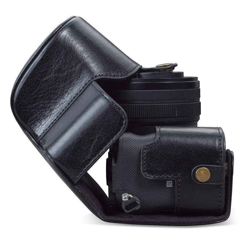 MegaGear MG1952 Ever Ready Genuine Leather Camera Case compatible with