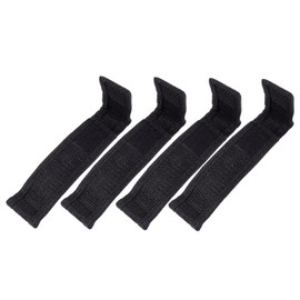 Kisangel Electric Torch Bag 4 Pcs Flashlight Pouch Tourch Pouch Belt Torch Holder Sturdy Construction Easy to Carry