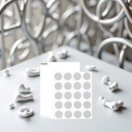 20Pcs/Set Silver 4Sizes Earbuds Filters Earphone Filter Mesh,Filter Mesh Earphone Protective Filters Accessories, Earbud and in-Ear Headphones and Accessories 4mm