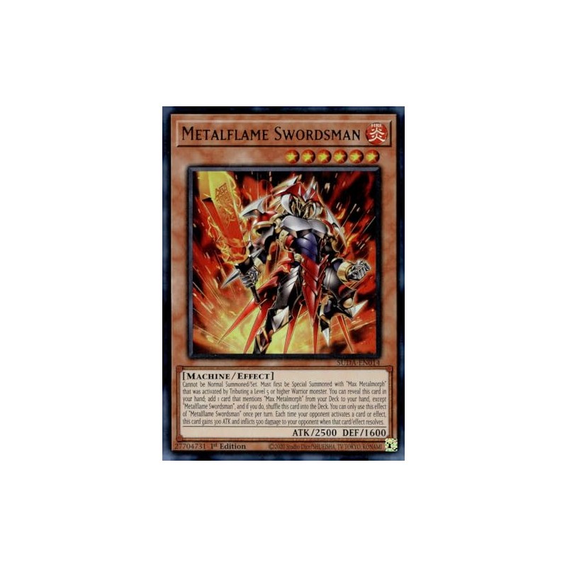 Metalflame Swordsman - SUDA-EN014 - Ultra Rare - 1st Edition