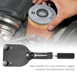 Oil Filter Cutter Tool, 77750 Oil Filter Cutter, Zinc Alloy Oil Filter Cutter Cutting Tool, Filter Cutting Range from 2-3/8" to 5" for Easy Operation (Black)