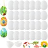 Paquete De 50 Huevos De Pascua Blancos Para Pintar