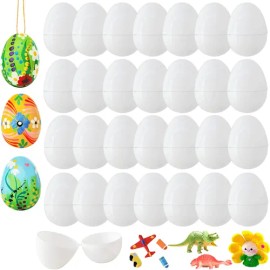 Paquete De 50 Huevos De Pascua Blancos Para Pintar