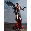Ebros Gift Gothic Raven Crow Trainer Angel Fairy In Black