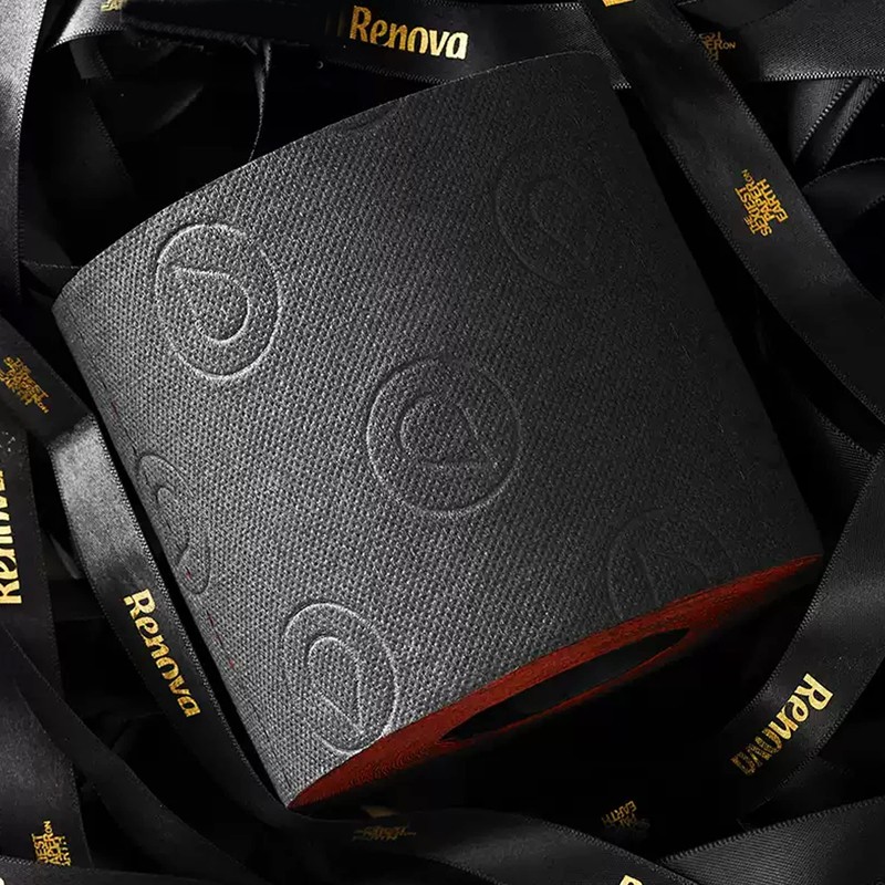 Gift Box Toilet Paper 4 Ply Black & Red 3