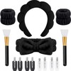 Set negro de 14 piezas MODAMNGL con diadema nube, pulseras,