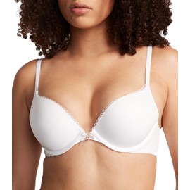 Victoria's Secret Dream Angels Push Up Bra, Padded, Plunge Neckline, Bras for Women, White (34D)