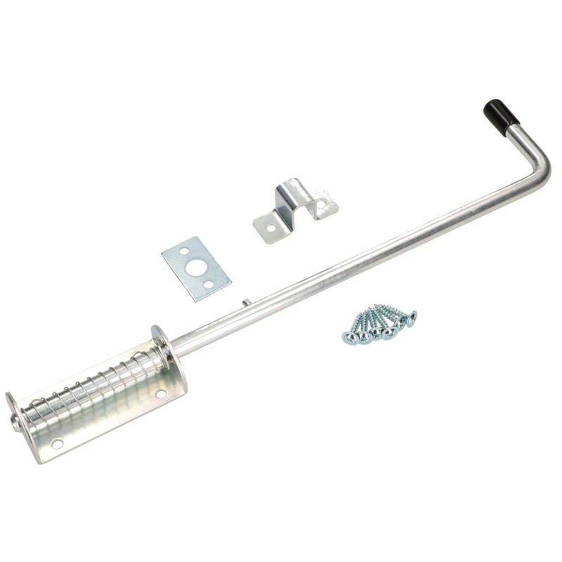 KOTARBAU® Spring Latch 300 mm Bolt Door Bolt Silver Rustproof