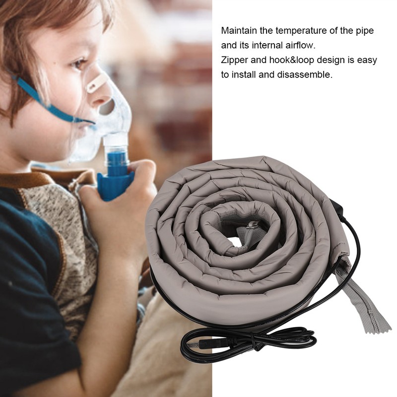 USB Heating Electric Breathing Machine Tubing Soft Protective Wrap Heat