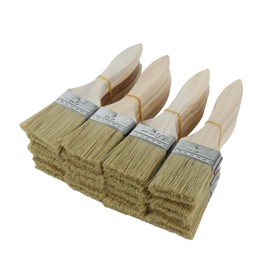 logyues Paint Stains Brush Chip Paint Brushes 2 Inch Natural Bristle Brush for Painting Pack of 20