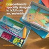 Fiskars Kids Creating Toolbox Turq, 2/6 Box, Blue
