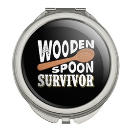GRAPHICS & MORE Wooden Spoon Survivor Compact Travel Purse Handbag Makeup Mirror