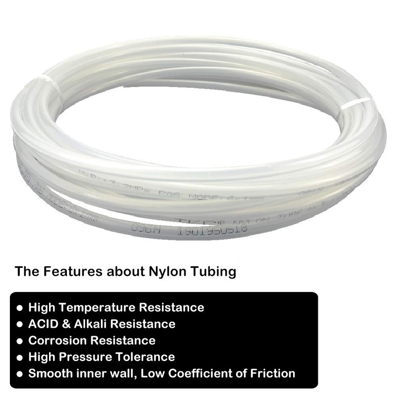 Beduan 4 mm OD Pneumatic Air Line Tubing Nylon Air