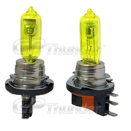 GP Thunder H15 3500K Golden Yellow JDM 15 / 55W Xenon Halogen Quartz Glass Bulbs Compatible for High Beam - Day Time Running Golf Tiguan