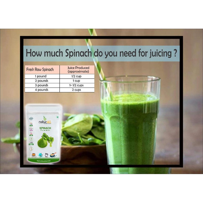 Veena Veena 100% Green Spinach Leaf Powder (Palak Leaf Powder)