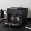 LLS Automatic Double Watch Winder with Storage Box, Japanese Quiet