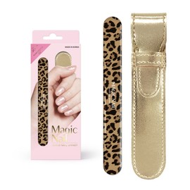 Magic Nail Glass Nail Shiner, A01 Leopard Beige, 1 piece / 매직네일 글라스 네일 샤이너, A01 레오파드베이지, 1개