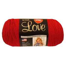 Red Heart with Love Yarn Holly Berry