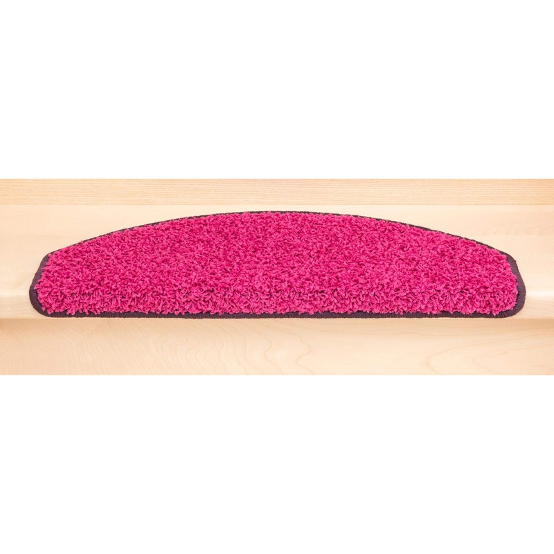 Kettelservice-Metzker Shaggy Venus Stair Mat, Semi-Circular, Available in 10 Colours, Single