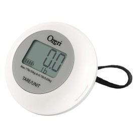 Ozeri Twist-and-Go Kinetic Kitchen and Luggage Scale, Battery-Free