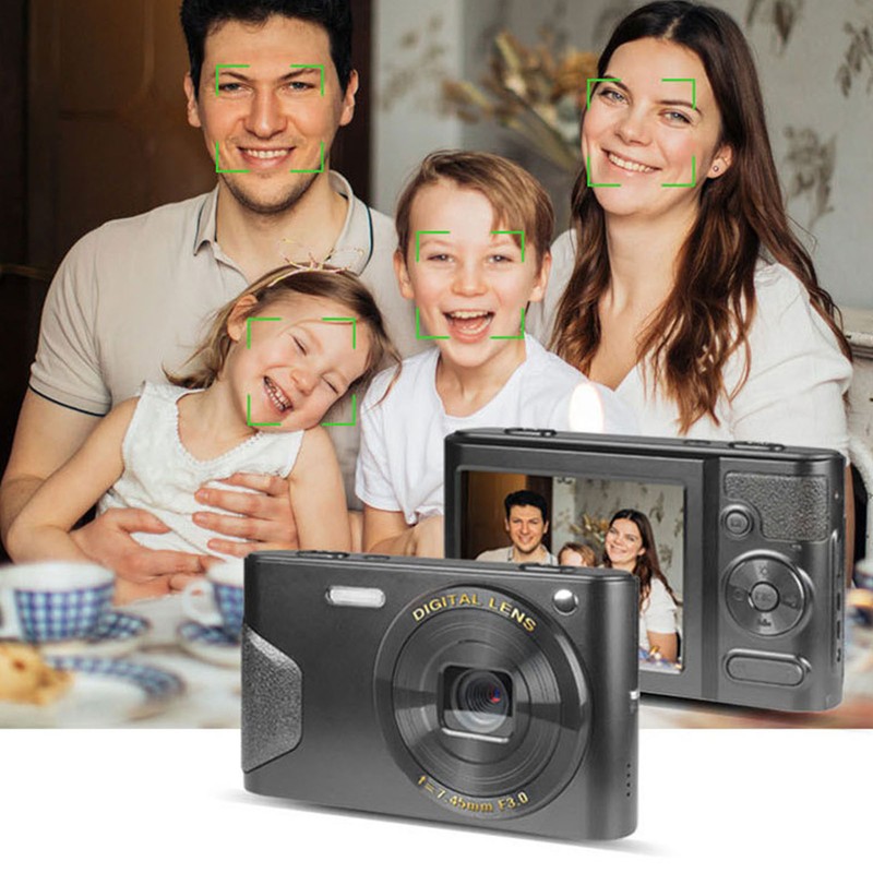 Compact Digital Camera 30MP 1080P HD Smart Pocket Digital Camera