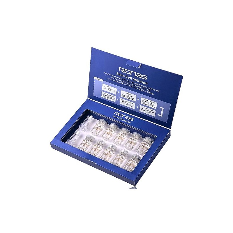 Ronas Solución de células madre 5 ml 10vial. Fórmula antienvejecimiento