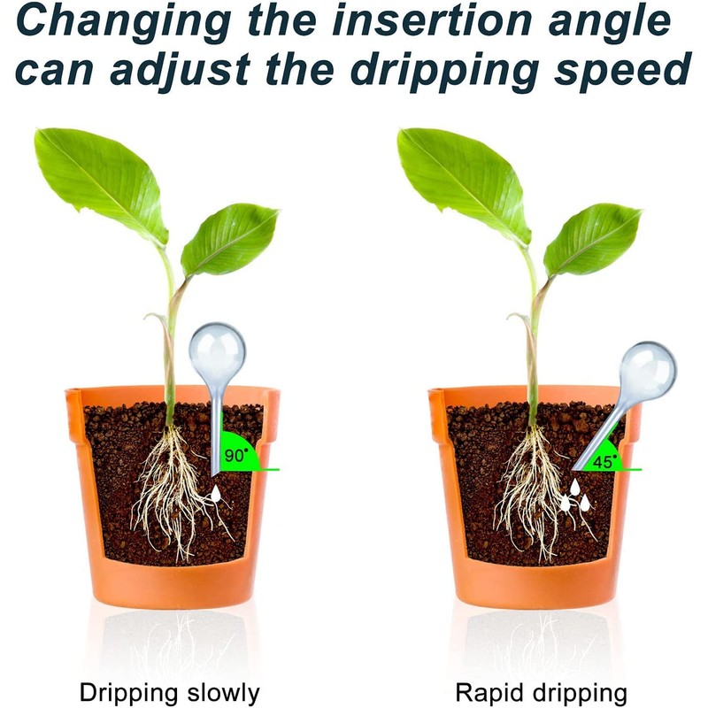 8 Pack Plant Watering Globes Automatic Watering Globes Plant Self