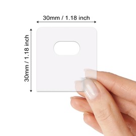 36 Pcs Vertical Blind Repair Tabs Clear Vertical Blinds Replacement Slats Panels Self-Adhesive Blinds Replacement Fixers Window Blinds Repair Parts