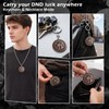 Haxtec D20 Spinner Dice with Keychain & Necklace Gifts for