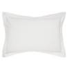 Helena Springfield Plain Dye Percale 50/50 Oxford Pillow Case, White, Single