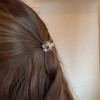 25 Pcs Flower Claw Clips Mini Hair Clips Small Hairs
