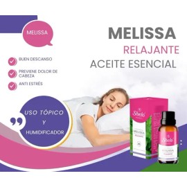 Aceite Esencial De Melissa Sheló Nabel Botella De 15ml Relaj                                                                                          