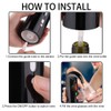 RICANK Electric Wine Aerator Pourer - Portable One-Touch Decanter and