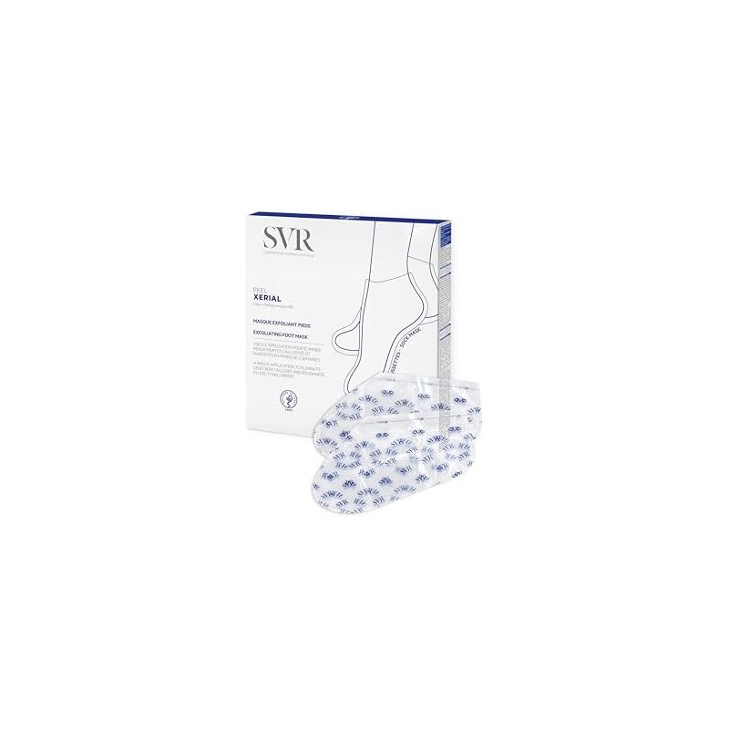 SVR Xerial Mascarilla para Pies Efecto Peeling para Piel Seca,