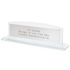 THINGS REMEMBERED Engraved Office Glass and Steel Name Plate (Free
