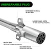 Nilight 12FT 7 Way Coiled ABS Cord Heavey Duty Zinc