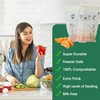 Moonygreen Compostable Food Storage Bags, Large Gallon Resealable Freezer Bags,