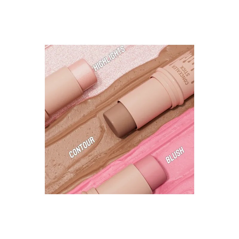 Set De 3 Espátula Lasting Contouring Stick Contorno Blush
