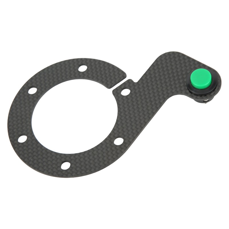 Steering Wheel Horn Button 6 Hole Carbon Fiber Comfortable Touch