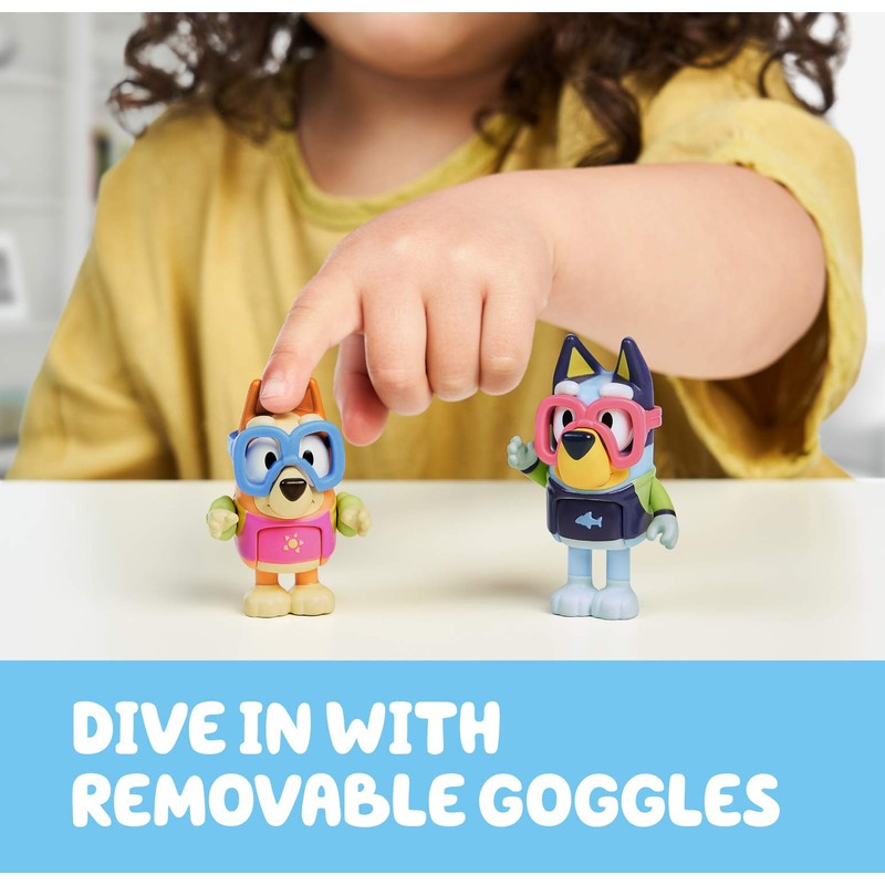Bluey - Pool Time Bingo 2.5 inch Figures - 2