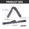 Pastlla 2 Pcs 180 Degree Rotatable Support Hinges, 9 Inch