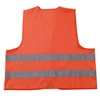 5 x Car Safety Vest Orange Adult One Size EN
