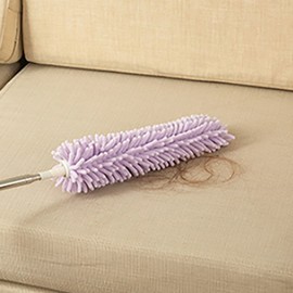 Adjustable length, cleaning under the bed, removing cobwebs, long duster, additional chenille head, green / 길이조절 침대밑청소 거미줄제거 롱 먼지털이개, 추가셔닐헤드 그린