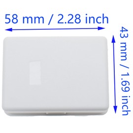 SYCZIOHU 4 Screw Terminals to 2 RJ11 6P4C Female Telephone Jack Box for Landline Telephone and Fax Machine (1 PCS)