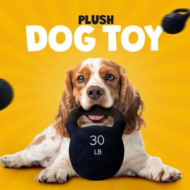 Funny Dog Toys with Squeaker - Funny Cute Kettlebell Dog Toys - Puppy and Dog Toys for Small, Medium and Large Dogs - Dog Birthday Gifts - Funny Dog Toys