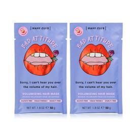 MANE CLUB Bad Attitude Deep Conditioner, cruelty free, vegan, no sulfates or parabens — Pack of 2