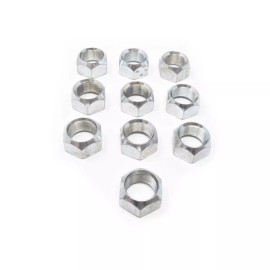 Pro Trucking Products M-127CL Stud-Piloted - Budd Wheel Outer Cap Nuts - Left-Hand Thread (10 Pack)