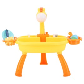 Vbestlife Juguete de Pesca para bebé, Juego de Mesa de Agua para Atrapar Peces, Juguetes de Pesca para Piscina para Niños, Estanque de Pesca Eléctrico para Niños, Borde Suave, Funciona con